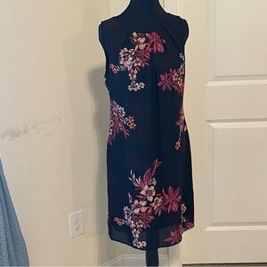 Worthington Pink Black Halter Sundress for Wedding Guest